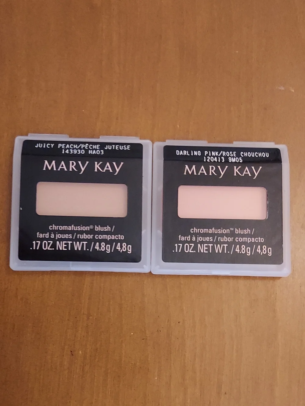 Mary Kay Blush Duo - Juicy Peach & Darling Pink. NEW IN BOXES Quantity Of 2
